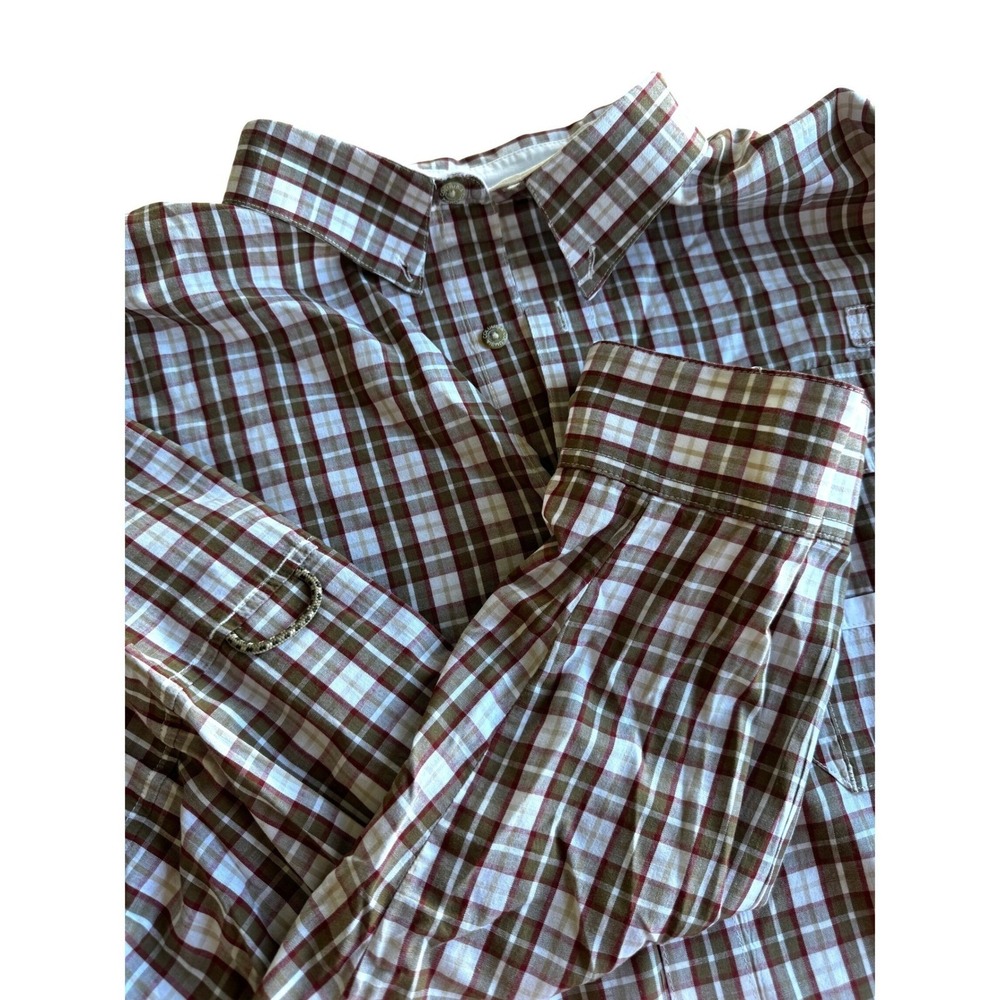 Columbia PHG Fishing Shirt Mens XXL Plaid Long Sleeve Vented Mesh Outdoor Hiking - Picture 2 of 8